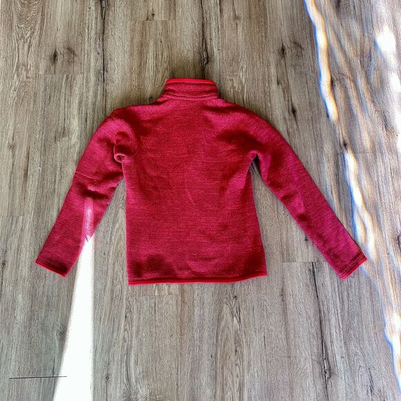 Patagonia Women's Better Sweater Size S Red 1/4-Zip Pullover FleeceGranola Girl - Picture 4 of 10